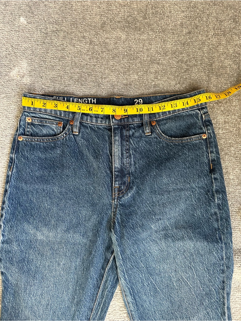 NWOT J. Crew Full-Length Demi-Boot Jean in Kamari Wash Raw Hem Women's Size 29 - Picture 8 of 10